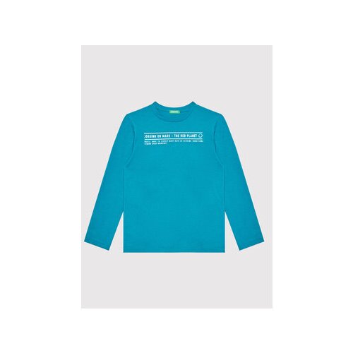 United Colors Of Benetton Bluza 3I1XC100T Modra Regular Fit Slike
