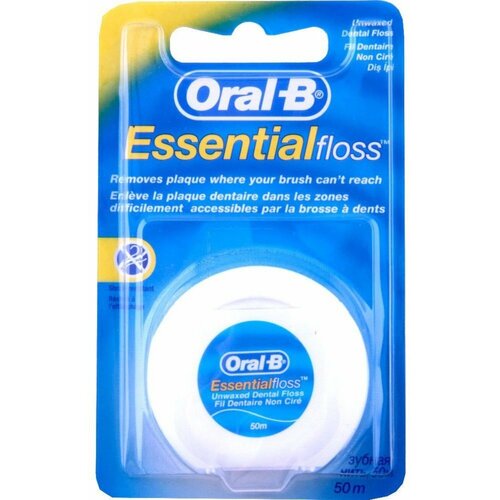 Oral-b oral b konac za zube floss essential unwaxed 50 m Cene