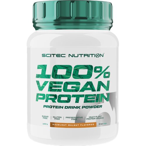 Scitec Nutrition Protein Vegan, Le&scaron;nik-orah, 1kg Cene