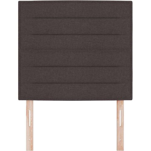  Uzglavlje Tamno smeđa 100 cm tkanina Slike