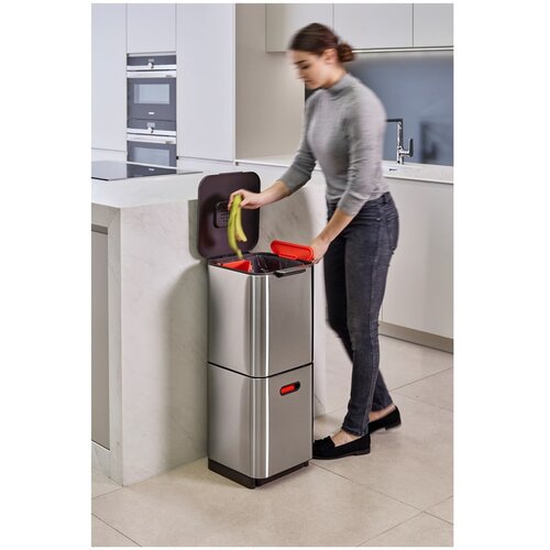 Joseph Joseph Kanta za đubre, 40 l, lnteligentni separator otpada, Srebrna Slike