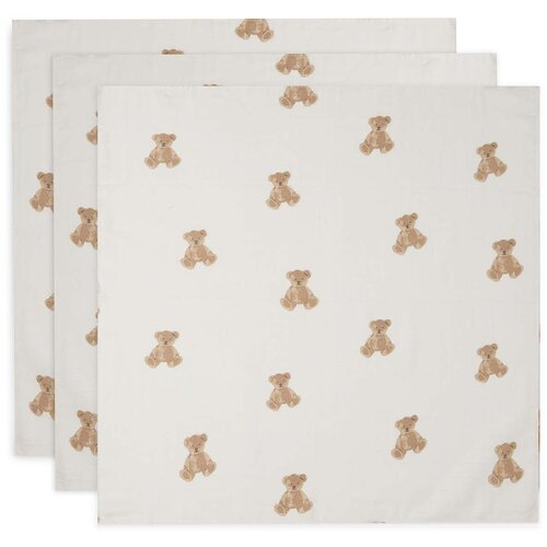 Jollein tetra plenica 3/1, 70x70cm teddy bear multicolor 535-851-66095 Slike