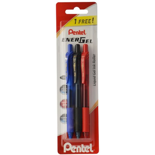 Pentel Roler pisalo Energel BL107, 0.7 mm, 3 kosi Cene