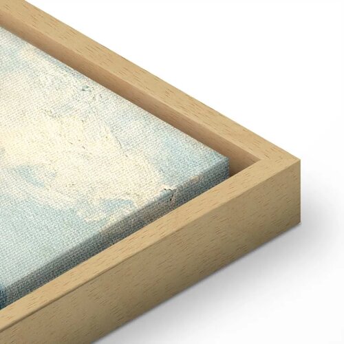  Slika - Vincent van Gogh &amp;ndash; Seascape at Saintes-Maries 90x60 U prirodnom drvenom okviru Slike