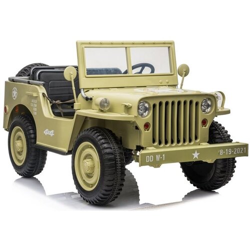 Jeep JH 101 bež - 3 sjedala - auto na akumulator Cene