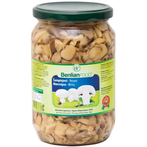 Benlian Food Šampinjoni BENLIAN rezani 690g Cene