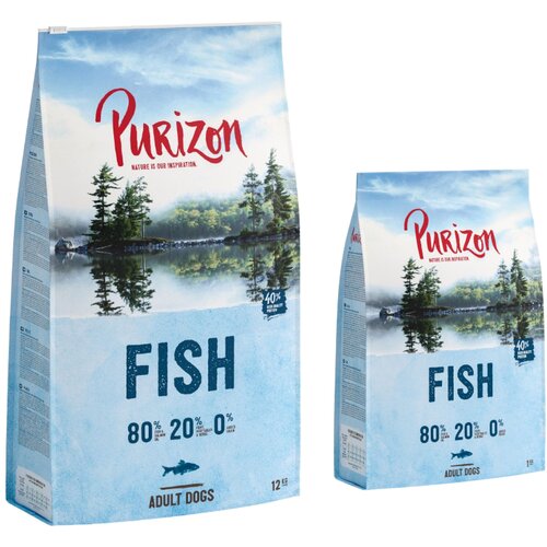 12 kg + 2 kg gratis! 14 kg Purizon - riba Adult - brez žit Cijene