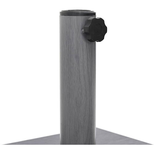  Baza za suncobran Tamno siva drvenasta 45 x 45 x 31,5 cm Slike