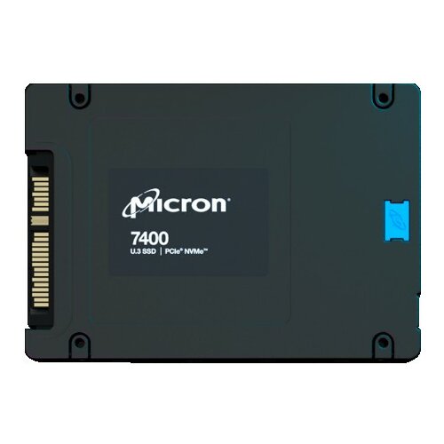 Micron 7400 max 1600GB nvme U.3 (7mm) enterpr. ssd MTFDKCB1T6TFC-1AZ1ZABYYR Slike