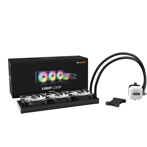 Be Quiet! CPU vodeno hladjenje Be Quiet ARGB Light Loop 360mm BW022 (AM4,AM5,1200,1700) Slike