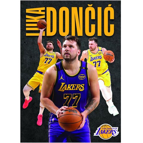  Zvezek A4, Luka Dončić, mali karo, 54 listov, sortirano Slike
