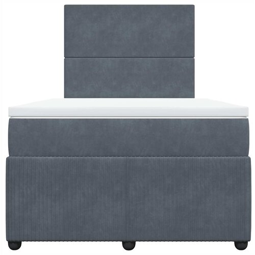  box spring s madracem tamnosivi 120 x 190 cm bar&amp;scaron;un Slike
