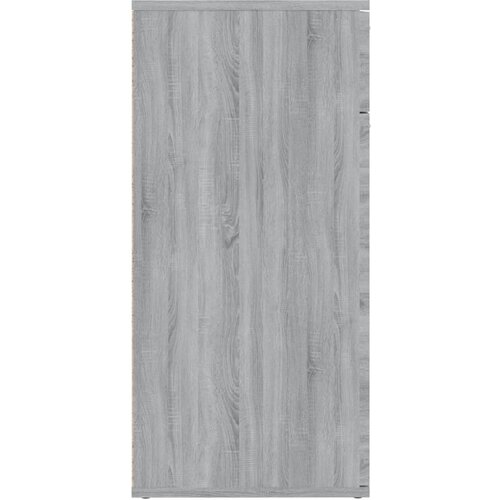 Komoda sivi hrast sonoma 80 x 36 x 75 cm konstruirano drvo Slike
