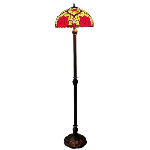  brilagi - tiffany vitražna podna lampa garlan 2xE27/60W/230V Slike