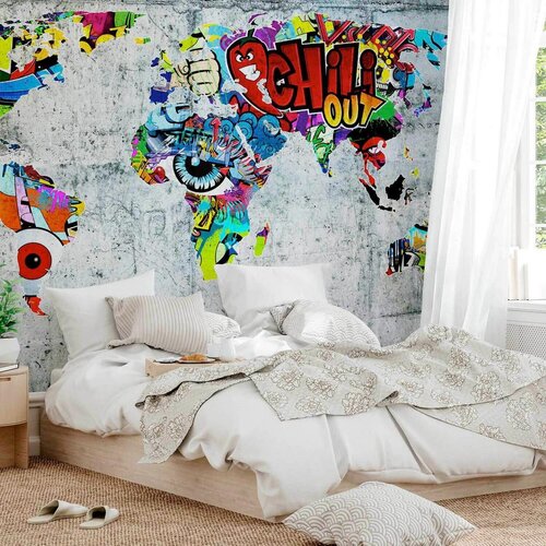 Artgeist Fototapeta World Map, 150x105cm Slike
