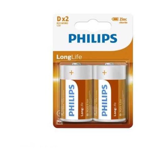 Philips baterija longlife R20/D 1.5V (1/2) ( 49527 ) Slike