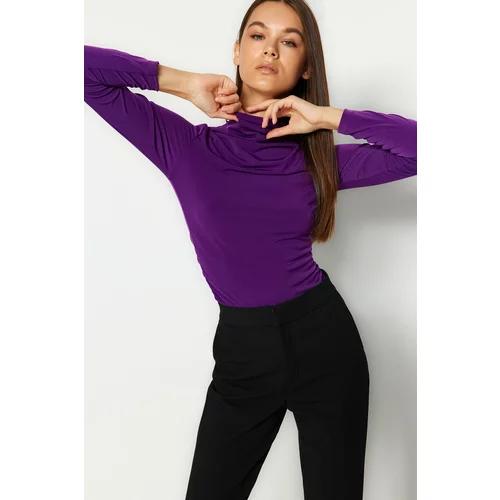 Trendyol Blouse - Purple - Slim fit