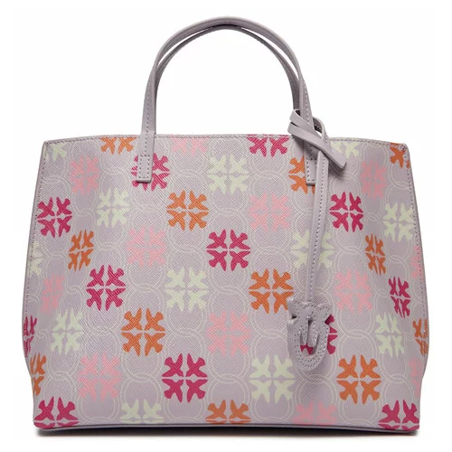 Pinko Ročna torba Carrie Shopper Classic PE 24 PLTT 102833 A1EM Vijolična