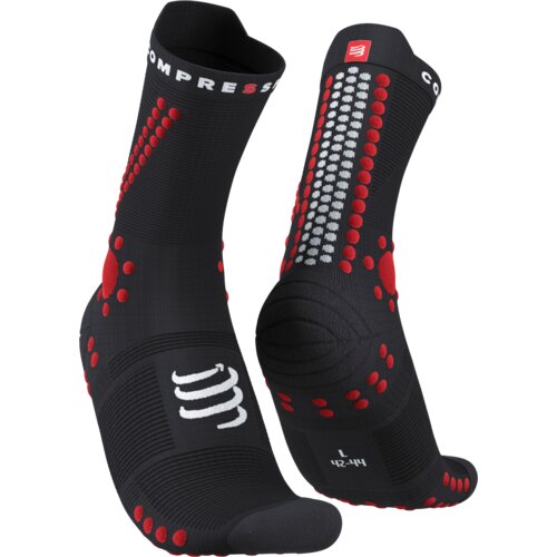 Čarape Compressport PRS V4.0 Trail Black/Red - T2 Cijene