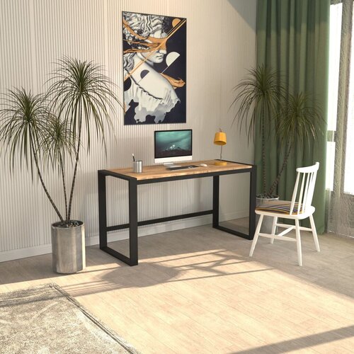 Hanah home radni sto Marsilya 152, 152x77x55 cm, Smeđi Slike