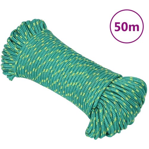 vidaXL Brodski konop zeleni 5 mm 50 m od polipropilena Cijene