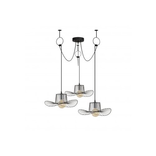 Opviq lights Tel 6741 Viseća svjetiljka, E27, 3x40W, IP20, Crna Slike