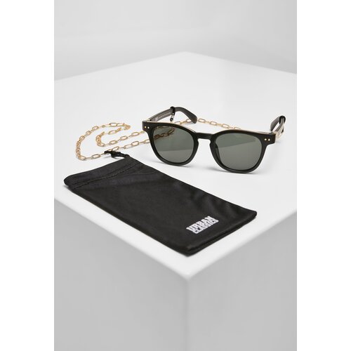 Urban Classics Accessoires Sunglasses Italy with chain black/gold/gold Slike