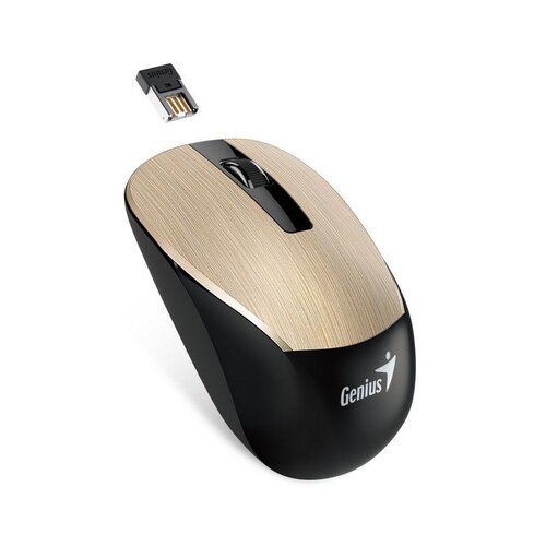 Genius Mini brezžična mi&amp;scaron;ka NX-7015, USB, črno-rjava Slike