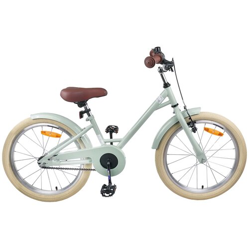 vidaXL Otro&scaron;ko Kolo 18 Palcev za 5-7 let Svetlo zelena - - Zelena - 11.7 - 123 x 51 x 78 cm - 2025- Cene