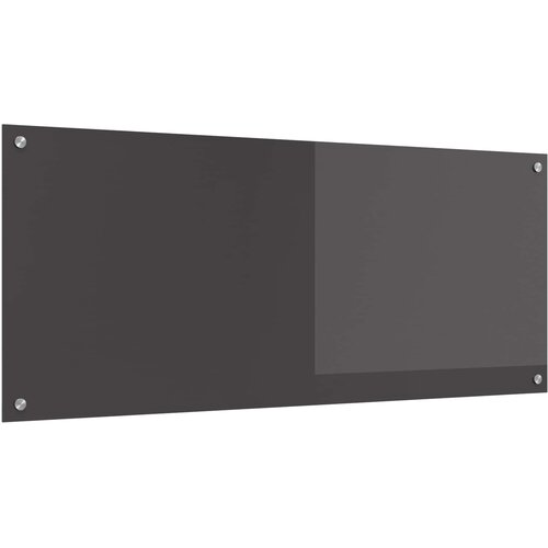  Kuhinjski zid Tamno siva 120 x 50 cm Staklo otporno na udarce Cijene