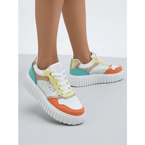 Resti Women's Platform Sports Sneakers Panterr Cene