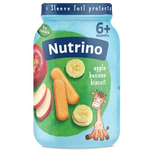 Nutrino kašica jabuka i banana sa keksom 190g Cijene