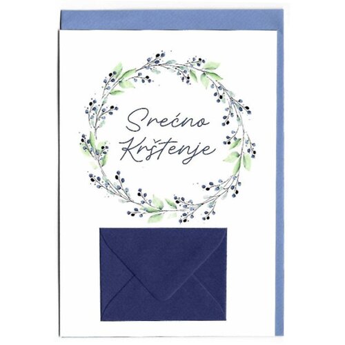 Viter čestitka greetings kr&scaron;tenje ( 212_2 ) Cene