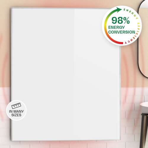 Klarstein Wonderwall Air 120, infracrvena grijalica, 100x 120 cm, 1200 W, zidna montaža, daljinski upravljač, bijela Slike