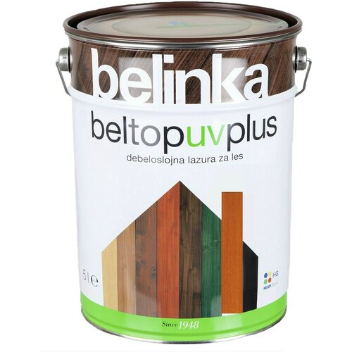 Belinka Debeloslojna lazura za les BELTOP UV PLUS (5 l, mahagoni, št.7) Cene