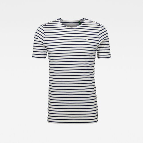 G-star T-shirt - Xartto r t s\s white-dark blue Slike