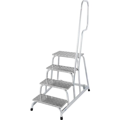 Krause-werk prostostoječa lestev s platformo Stabilo 1x4 stopnic 805096 Cene