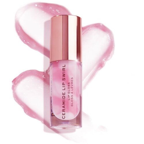 Makeup Revolution Ceramide Swirl hidratantno sjajilo za usne nijansa Pure Gloss Clear 4,5 ml Slike