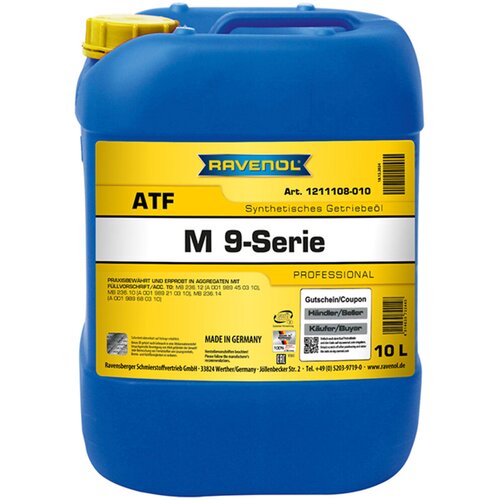 RAVENOL Ulje za automatski menjač ATF M 9-Serie, 10L Cene