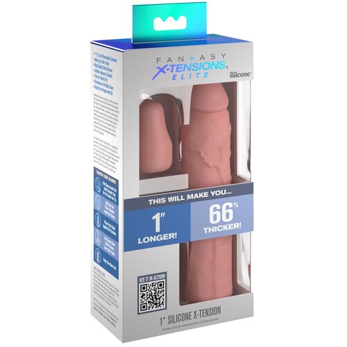 Pipedream X-TENSION Elite 1 - Obloga za penis z možnostjo rezanja (naravna) Cene