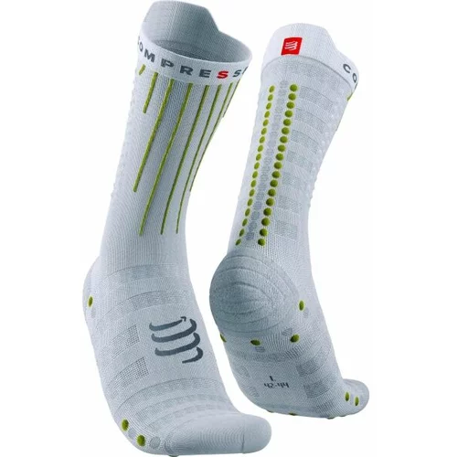 Compressport AERO SOCKS Biciklističke čarape, bijela, veličina