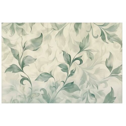  Plakat - Watercolor Green-Beige Leaves 42x29.7 Bez okvira Slike