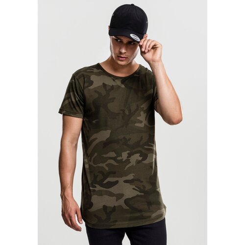 Urban Classics Camo Shaped Long Tee Olive Camo Cijene