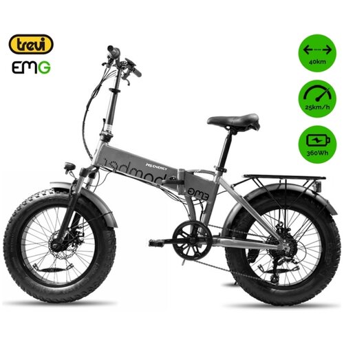 Trevi zložljivo električno kolo EMG Bomber, siv Cene