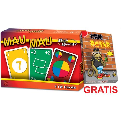 Grafoprint Games MAU MAU + Karte gratis Slike