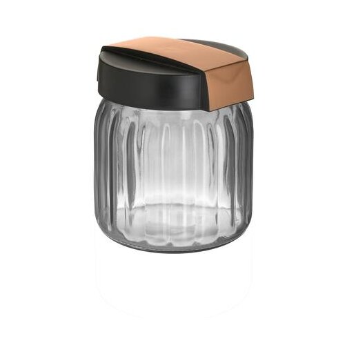  STAKLENKA CRNA/ROSE-GOLD 1LT &amp;Phi;12&amp;Chi;14CM Slike