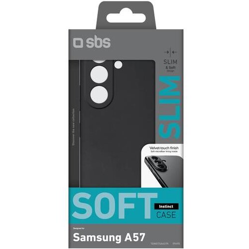 Sbs ovitek za silikonski Instinct Samsung Galaxy A57 5G, črna Slike