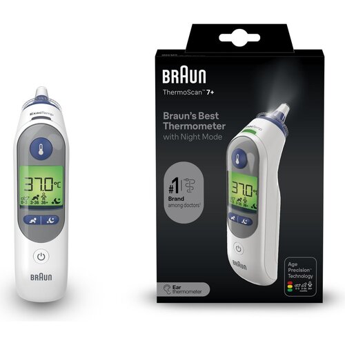 Braun u&scaron;esni termometer ThermoScan 7+ Cene