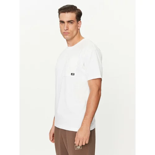 New Balance Majica Essentials Reimagined Cotton Jersey Short Sleeve T-shirt MT31542 Bela Regular Fit