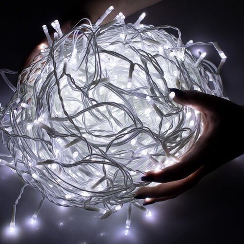  Božićna LED zavjesa s daljinskim upravljačem 500 LED &amp;ndash; hladno bijela Slike